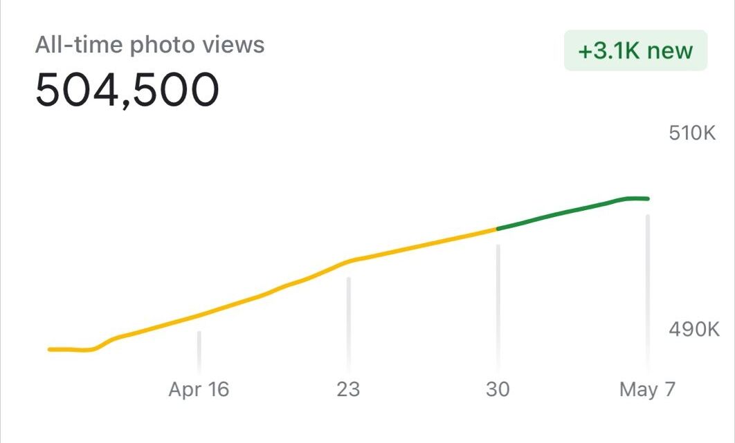 555K Organic Views from GMB Profile Optimization in New York